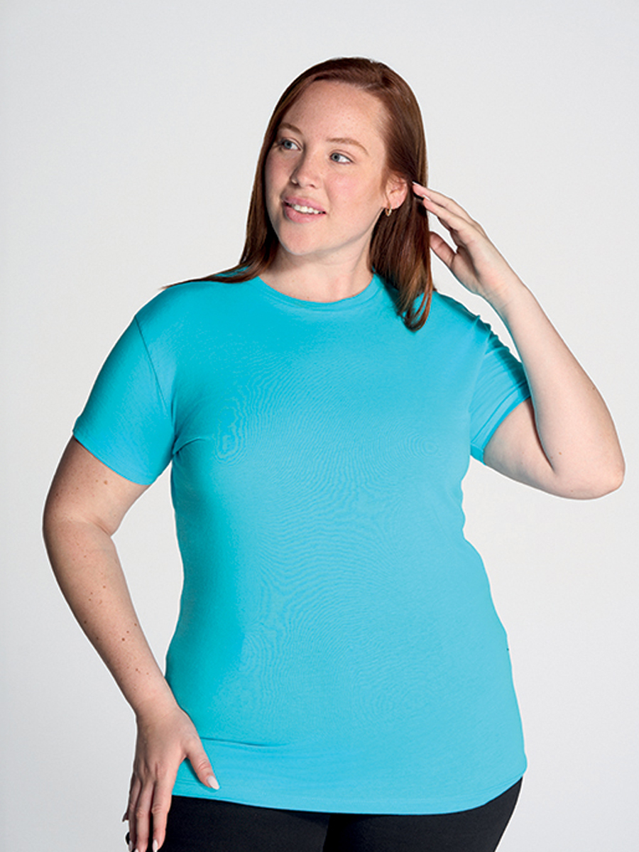 T-SHIRT DONNA MANICA CORTA CURVES