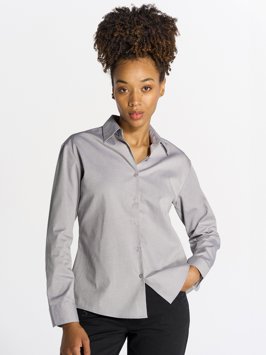 CAMICIA DONNA MANICA LUNGA OXFORD