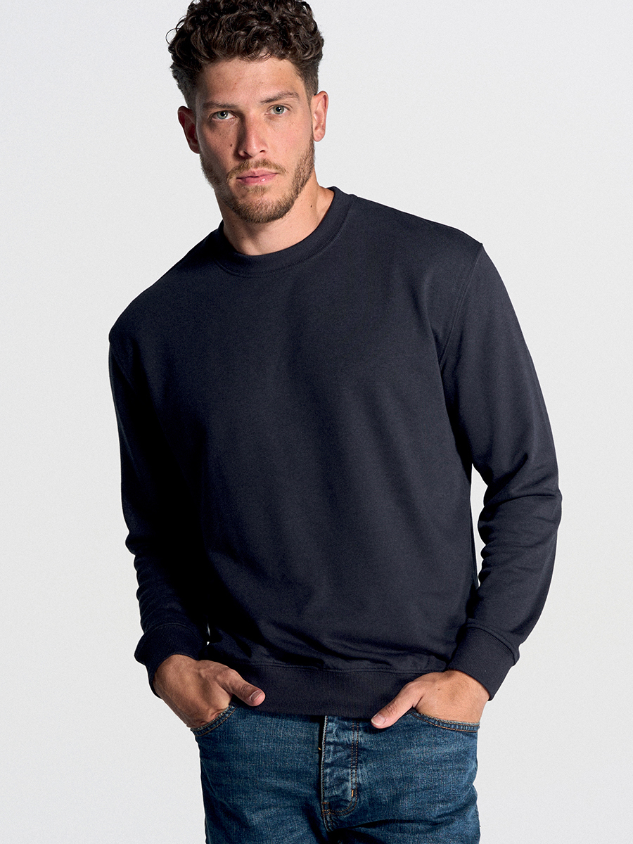 FELPA UOMO GIROCOLLO LEGGERA FRENCH TERRY